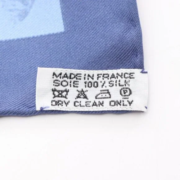 Hermes Scarf Petit Carre 45 Plumes Plume Silk - Picture 3 of 3